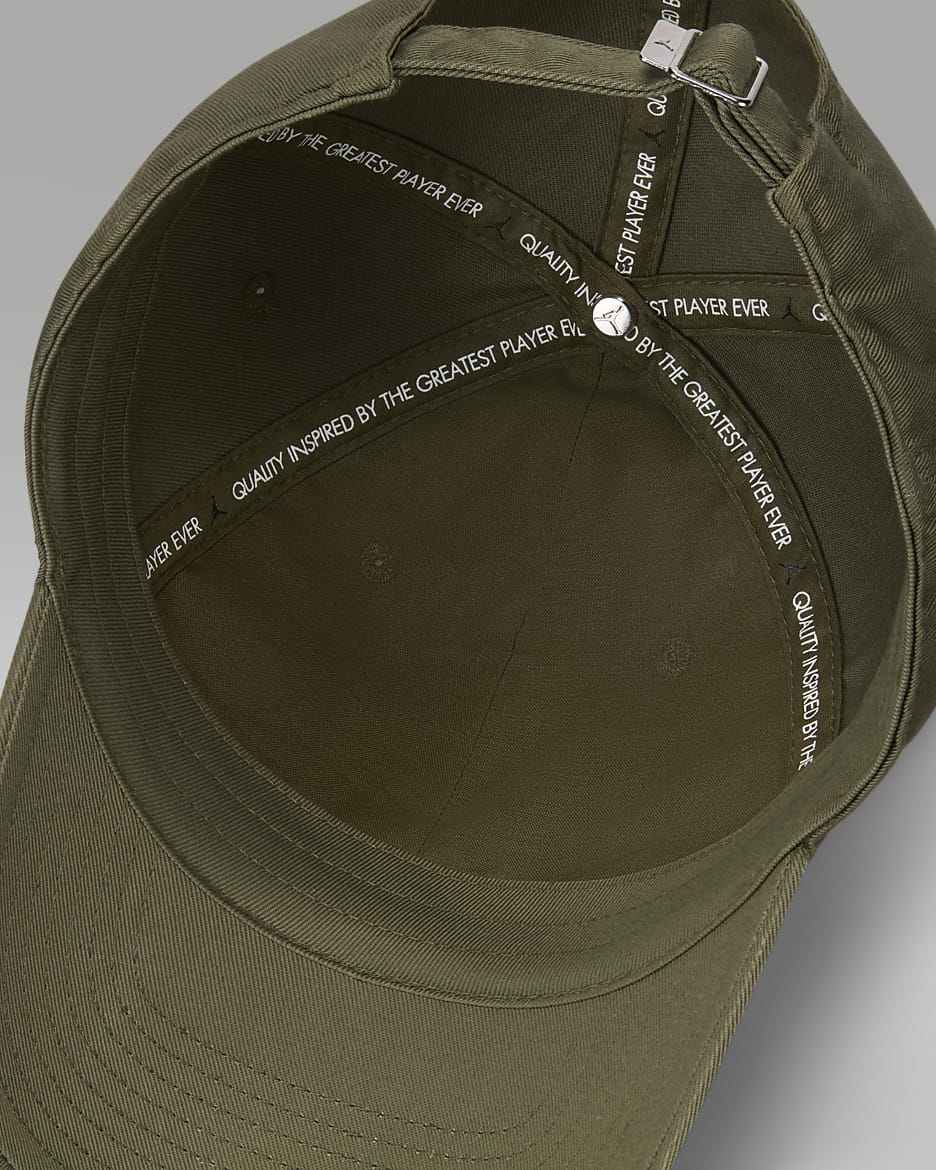 Jordan Club unstrukturierte Cap mit gebogenem Schirm. Nike DE